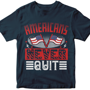 Americans never quit