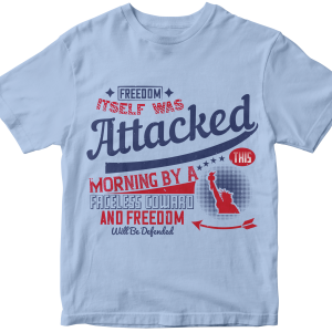 Freedom itself was attacked this morning by a faceless coward and freedom will be defended