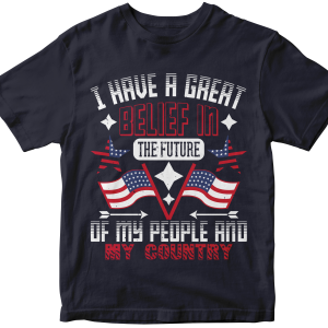 I have a great belief in the future of my people and my country