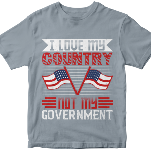 I love my country, not my government