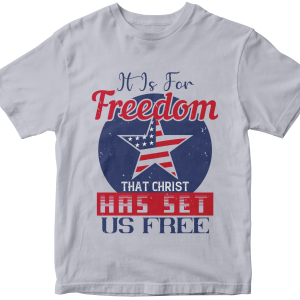 It is for freedom that christ has set us free