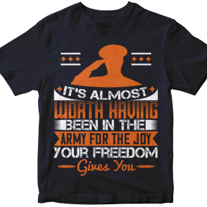 It's almost worth having been in the army for the joy your freedom gives you