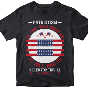 Patriotism is the willingness to kill and be killed for trivial reasons