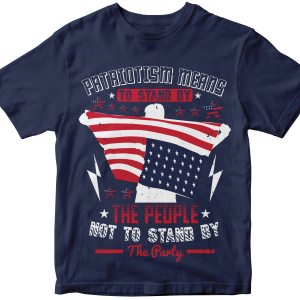 Patriotism means to stand by the people, not to stand by the party