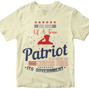 The duty of a true Patriot is to protect his country from its government
