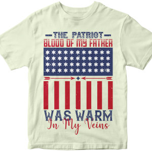 The patriot blood of my father was warm in my veins