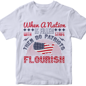When a nation is filled with strife, then do patriots flourish