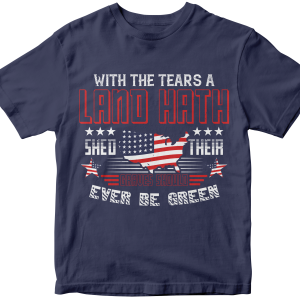 With the tears a Land hath shed Their graves should ever be green