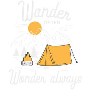 Tricou Print Camping and Outdoors #030