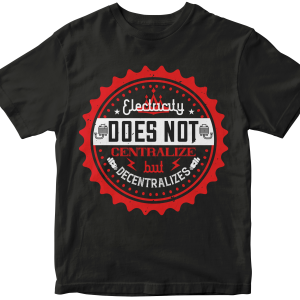 Electricity does not centralize, but decentralizes