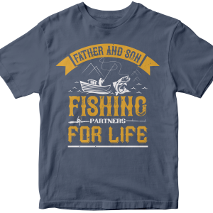 Father and son fishing partners  for life