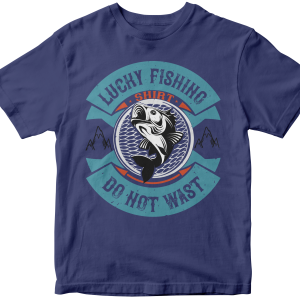 Lucky fishing shirt  do not wast