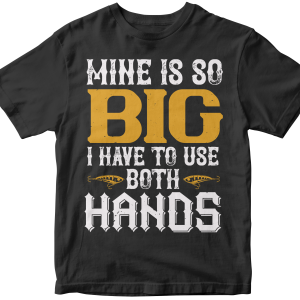 MINE IS SO BIG I HAVE TO USE BOTH HANDS