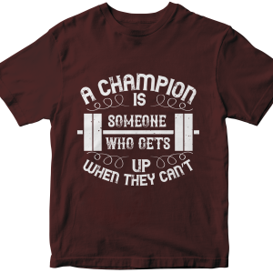 A champion is someone who gets up when they canΓÇÖt
