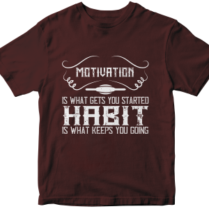 Motivation is what gets you started. Habit is what keeps you going