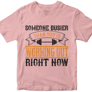 Someone busier than you is working out right now