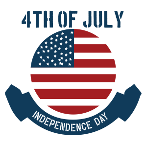 Tricou Print Fourth of July #004