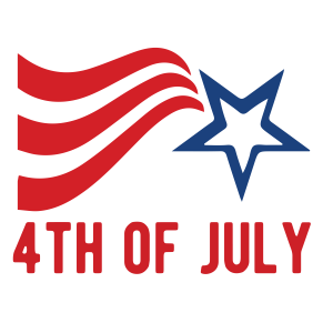 Tricou Print Fourth of July #007