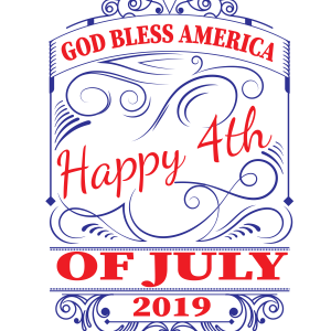Tricou Print Fourth of July #010