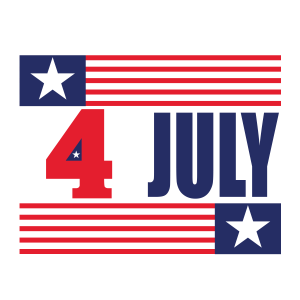 Tricou Print Fourth of July #014