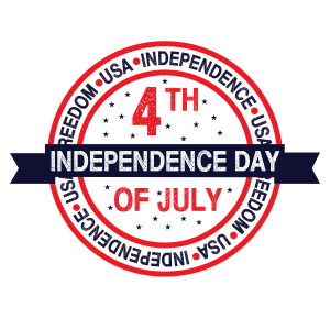 Tricou Print Fourth of July #025