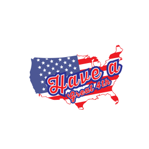 Tricou Print Fourth of July #027