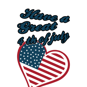 Tricou Print Fourth of July #033