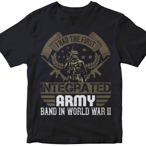 I had the first integrated Army band in World War II