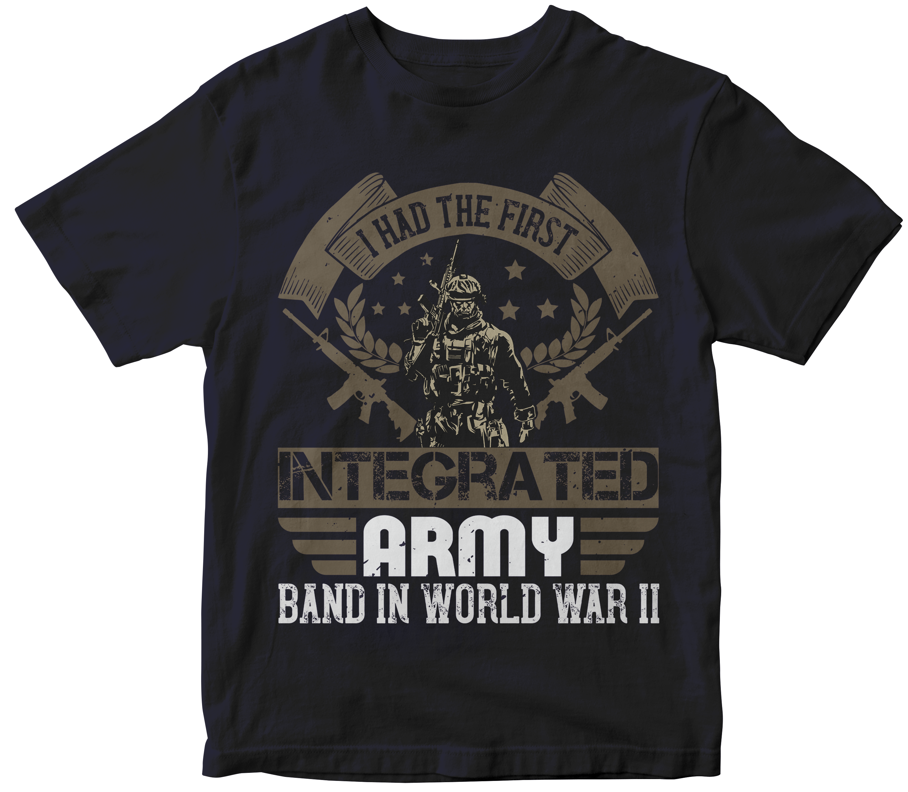 I had the first integrated Army band in World War II