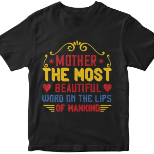 Mother the most beautiful word on the lips of mankind