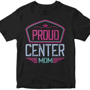 Proud center mom