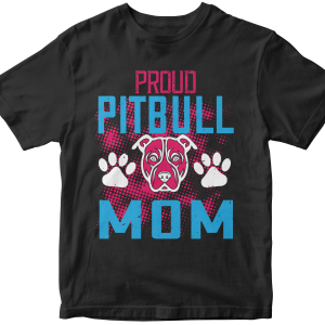 Proud pitbull mom