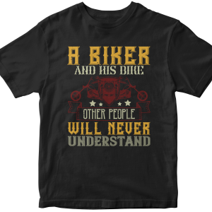 A biker and his bike other people will never understand