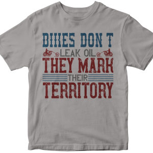 Bikes don't leak oil, they mark their territory