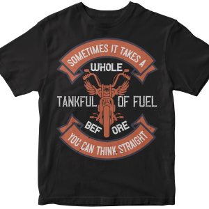 Sometimes it takes a whole tankful of fuel before you can think straight