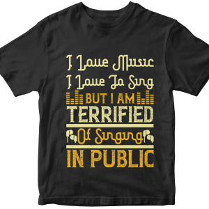 I love music, I love to sing, but I am terrified of singing in public