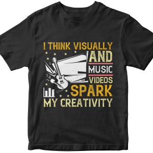 I think visually, and music videos spark my creativity