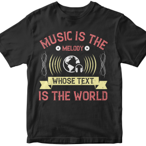 Music is the melody whose text is the world