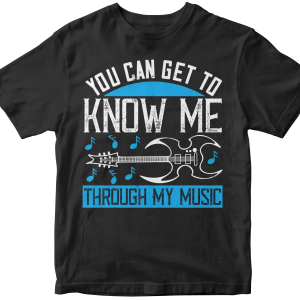 You can get to know me through my music