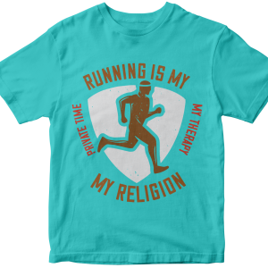 Running is my private time, my therapy, my religion