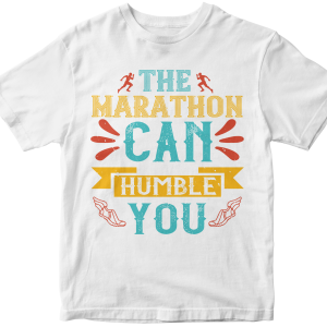 The marathon can humble you