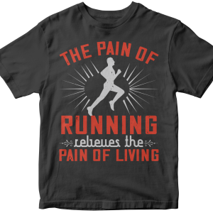 The pain of running relieves the pain of living