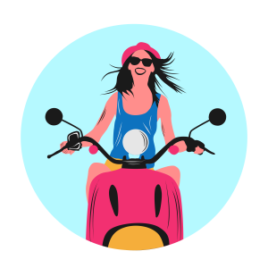 Tricou Print Scooter #010