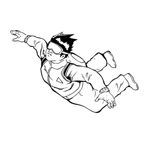 Tricou Print Skydiving #031