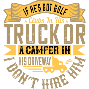 If heΓÇÖs got golf clubs in his truck or a  (1)