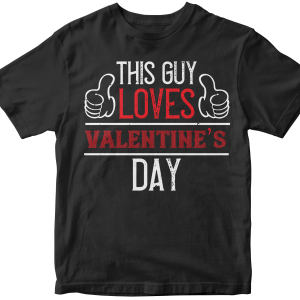This guy loves valentines day