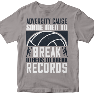 Adversity cause some men to break; others to break records
