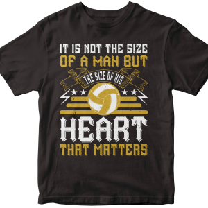 It is not the size of a man but the size of his heart that matters